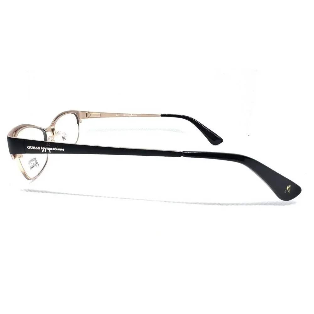 GUESS BY MARCIANO GM199 BLACK GOLD EYEGLASSES FRAMES 52-16-135 AUTHENTIC WOMENS